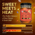 16 oz. 100% Tiny Bees Raw & Unfiltered Hot Honey, All Natural Pure Honey Infused with Chili Peppers, Gluten-Free
