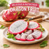 Generic 2 Count Fresh White Dragon Fruit (Pitaya), Sweet & Juicy Tropical Fruit