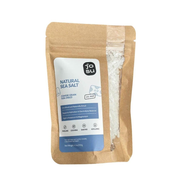 JOSU Korean Sea Salt | Coarse Salt, Mineral-Rich & Unrefined Sea Salt,