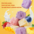 laweny 5.3 ounces/150 Freeze dried yogurt chunks grams, crispy skin mixed with fruit flavors, strawberry, peach, dragon