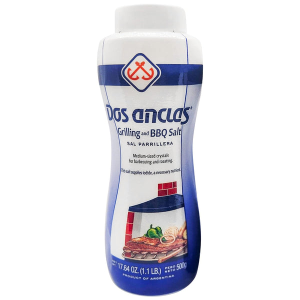 Dos Anclas Sal Parrillera, Rock Salt for Grilling and BBQ, Refined Medium