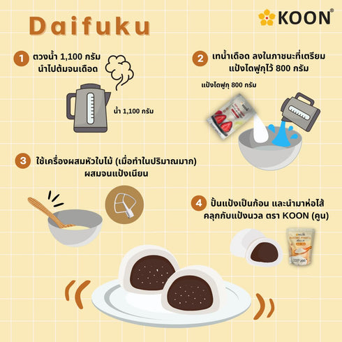 Generic 28 oz. Premium Daifuku Premix Flour KOON