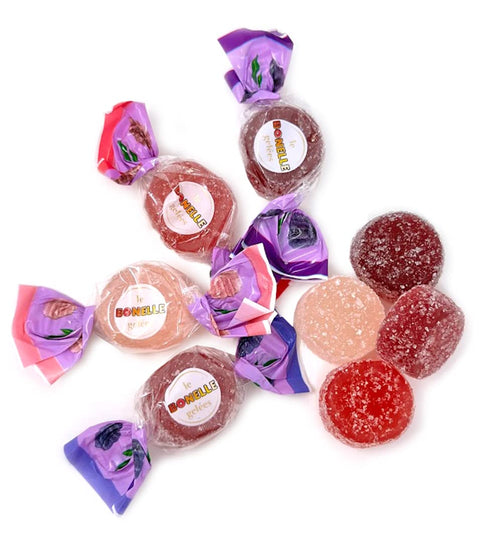 3 SweetGourmet Forest Berries Bonelle Jellies, Soft Fruit Jelly Candy, Blackberry Gooseberry Blueberry Raspberry