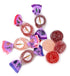 3 SweetGourmet Forest Berries Bonelle Jellies, Soft Fruit Jelly Candy, Blackberry Gooseberry Blueberry Raspberry