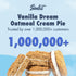 120 (8 Pack) Sinless Oatmeal Cream Pie - Keto Vanilla Cream Sandwich Cookies - Gluten Free Sugar Free - Healthy Low