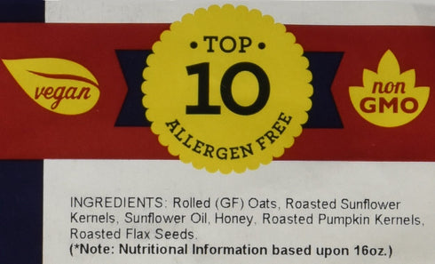 2 LBS. 14 Gerbs Original Seed n' Honey Granola, - Top Food Allergy Free & Non GMO - Keto Safe - Made in Rhode Island