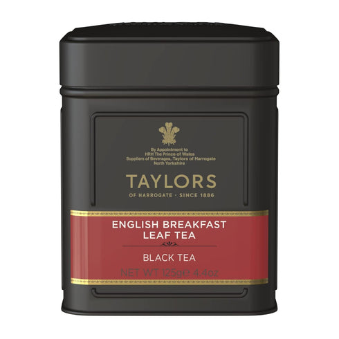 Taylors of Harrogate English Breakfast, Black Loose Leaf, 4.41 Ounce Tin Caddy