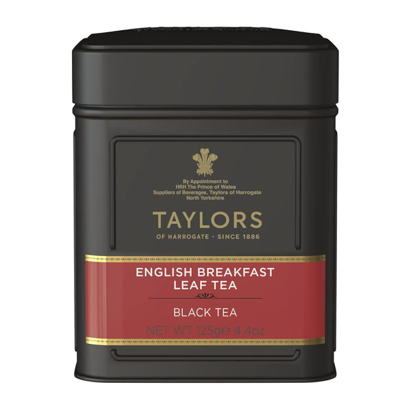 Taylors of Harrogate English Breakfast, Black Loose Leaf, 4.41 Ounce Tin Caddy