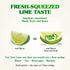 True Lime (Pack 2 64 Packets) , Unsweetened Crystallized Lime of Boxes, Total Individual