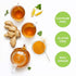 25 Prince of Peace Instant Ginger Honey Crystals w/Turmeric, Sachets Instant Hot or Cold Beverage Easy to Brew Ginger