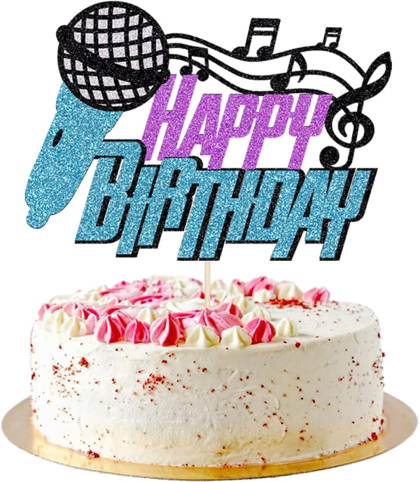 Music Birthday Cake DecorationHost Music Cake Decor Karaoke Musical Theme Cake DecorationMusician