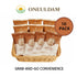 ONEULDAM Korean White Rice Roasted Crust (Nurungji) - Premium Gluten-Free Healthy Snack, No Additives, Sugar-Free, Low