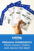 1.0 oz 12 Pack Think Jerky Classic Beef Jerky, Grass-Fed High Protein Beef, Gluten Free, No Antibiotics or Nitrates