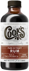 Cook's Pure Rum Extract for Baking, Ice Cream, Candies, and Cakes, 4 oz