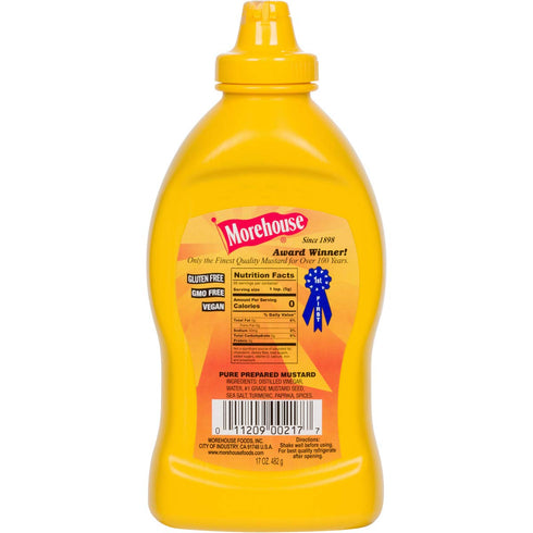Morehouse 17 Oz Pure Prepared Mustard