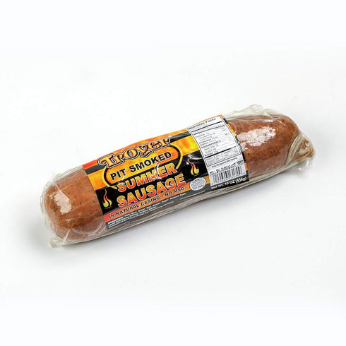 Troyer Cheese Inc Summer Country Pack 2 Sausage Pit Smoked from Amish Slice and Enjoy