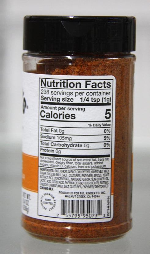 8.4 Kinder's Chili Cheese Seasoning, Ounce