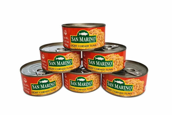 San Marino Light Corned Tuna, 6.35 oz, (180g) - 6 Cans