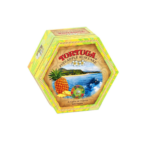 TORTUGA Hawaiian Pineapple Rum Cake - 4 oz Premium Gourmet Gift for Stocking Stuffers, Christmas Gifts, Gift Baskets