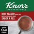 12.66 oz, Pack 6 Knorr Professional Beef Gravy Mix Gluten Free, No Artificial Flavors or Preservatives, No added MSG