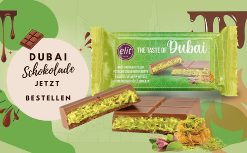 6.34 oz (180gr) Dubai Chocolate Bar Pistachio Knafeh Premium Milk Chocolate with Roasted Pistachios and Crispy Knafeh