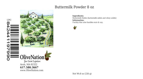32 OliveNation Dried Buttermilk Powder from Whey Solids, Easy to Reconstitute, Creamy with Tangy Taste - ounces