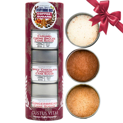 Coffee Sugars: Sugar, Spice & Everything Nice | Gift Packaged Set of