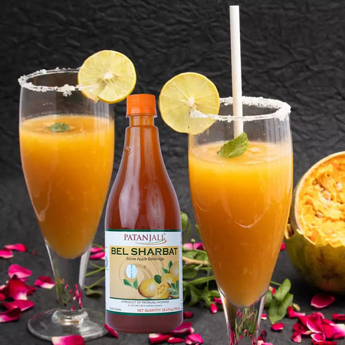 750ml 25.4 oz Patanjali Bel Sharbat / fl
