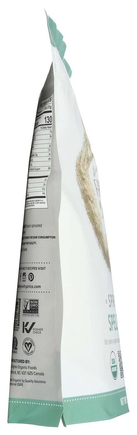 32oz One Degree Organic Foods Organic Sprouted Spelt Flour