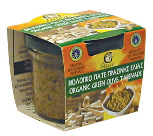 Gaea ORGANIC GREEN OLIVE TAPENADE 100% NATURAL GREEK PRODUCT