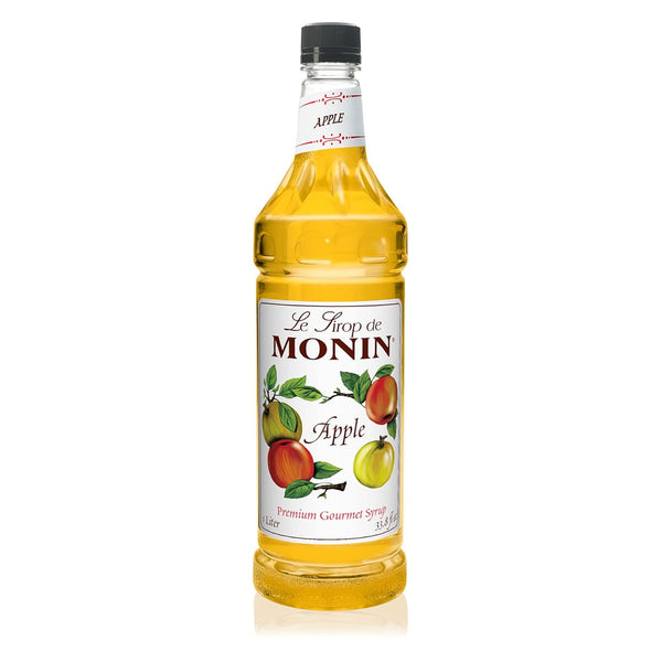 Monin Apple Syrup, 33.8-Ounce Plastic Bottle (1 liter)