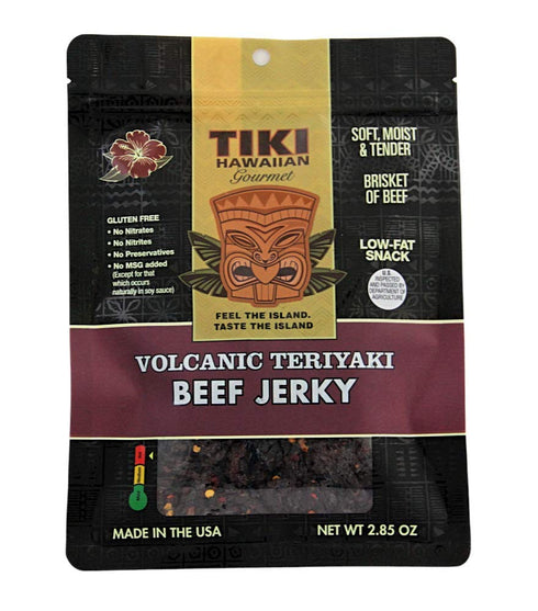 Tiki Hawaiian Gourmet Jerky | Volcanic Teriyaki (Beef)