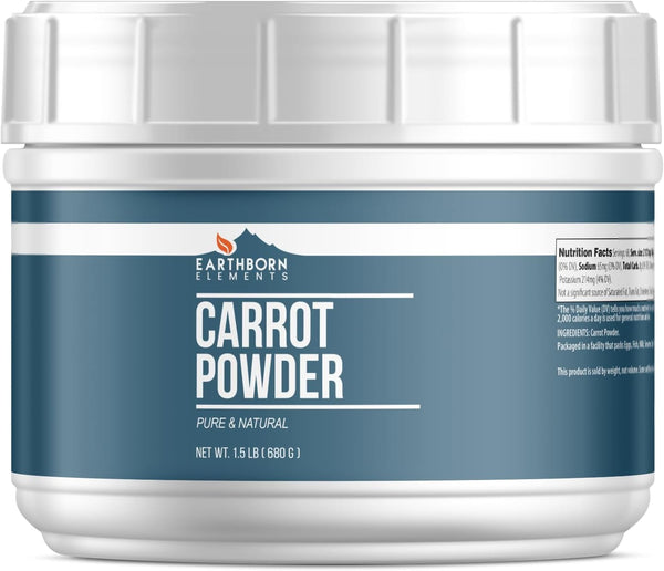 Earthborn Elements Carrot Powder 1.5 lb, Pure & Natural, Cooking & Baking