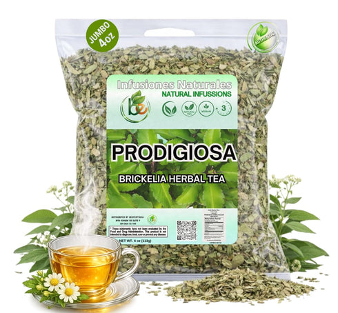 Prodigiosa Herbal Tea 4 oz (113g) 100% Natural Mexican Herb Wildcrafted Brickellia