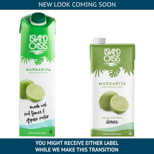 1 (Pack 2) Island Oasis Margarita Beverage Mix, Liter