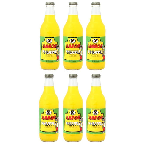 Genuine DG Jamaican - Pineapple Soda 12oz - 6-Pack