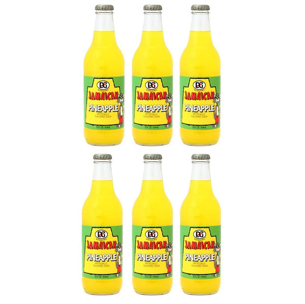 Genuine DG Jamaican - Pineapple Soda 12oz - 6-Pack