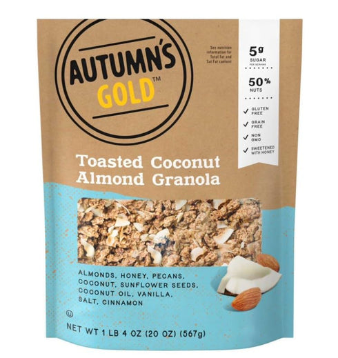 Generic Autumns Gold Grain Free Toasted Coconut Almond Granola ~ (20 Oz -