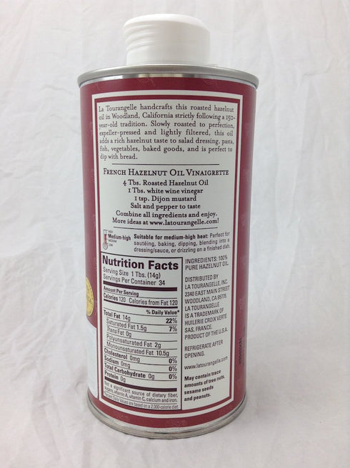 16.9-Ounce (Pack 3) (Packaging La Tourangelle Roasted Hazelnut Oil, Unit of may Vary)