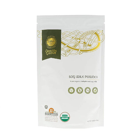 Druids Grove Soy Milk Powder, Vegan Non-GMO Gluten-Free OU Kosher Certified - 8 oz.