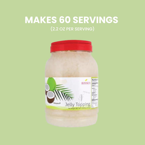 Topping-8.38lbs/bottle-variation Bossen Jelly (Coconut)