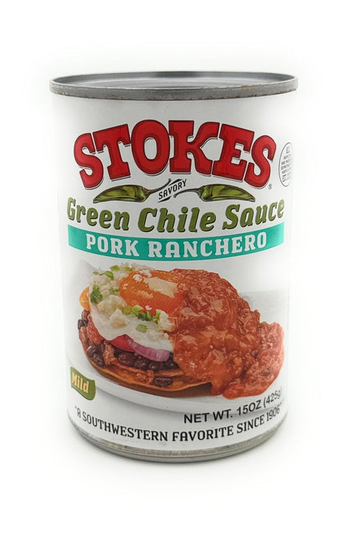 STOKES Pack 6 Green Chile Sauce Pork Ranchero