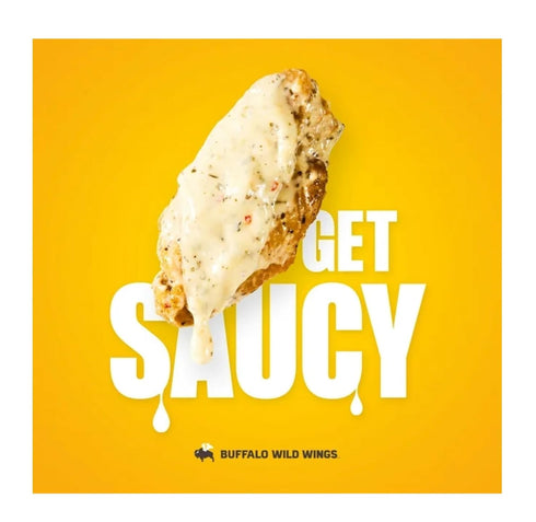 Pack 2 Buffalo Wild Wings Parmesan Garlic Sauce - of - Parmesan Roasted Garlic with Italian Herbs