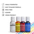 4-Bottle Set 0.70 oz Chefmaster of Patriotic Liqua-Gel Food Coloring, Vibrant Colors, Professional-Grade Dye for Icing