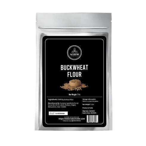 5lb 5lb Pack Buckwheat Flour and Amaranth Flour | Bulk Specialty Flour Combo | For Baking & Cooking | Pantry Essentials