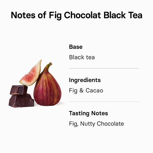 20 OSULLOC Fig Chocolat Black Tea (Juicy Fig & Chocolate flavor), Fruit Tea Blend, Premium Tea bags from Jeju Isalnd