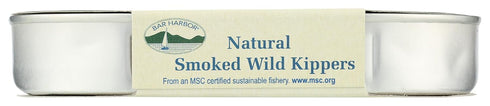 Bar Harbor 6.7 oz (190g) Omega-3 Natural Smoked Wild Kippers, | Naturally Wood Smoked | Ready to Eat | Naturally Rich