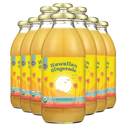 Pacific96 Organic Hawaiian Gingerade 16oz (10 Pack)