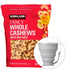 MORALZA Kirkland Signature Fancy Whole Cashews With Sea Salt 40 oz - 2.5LB