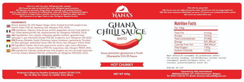 Nanas Kitchen Nana Shito Ghana Chili Sauce - Shito Made with Fresh Chili, Shrimp & Spices, Adds Heat & Flavor to Any